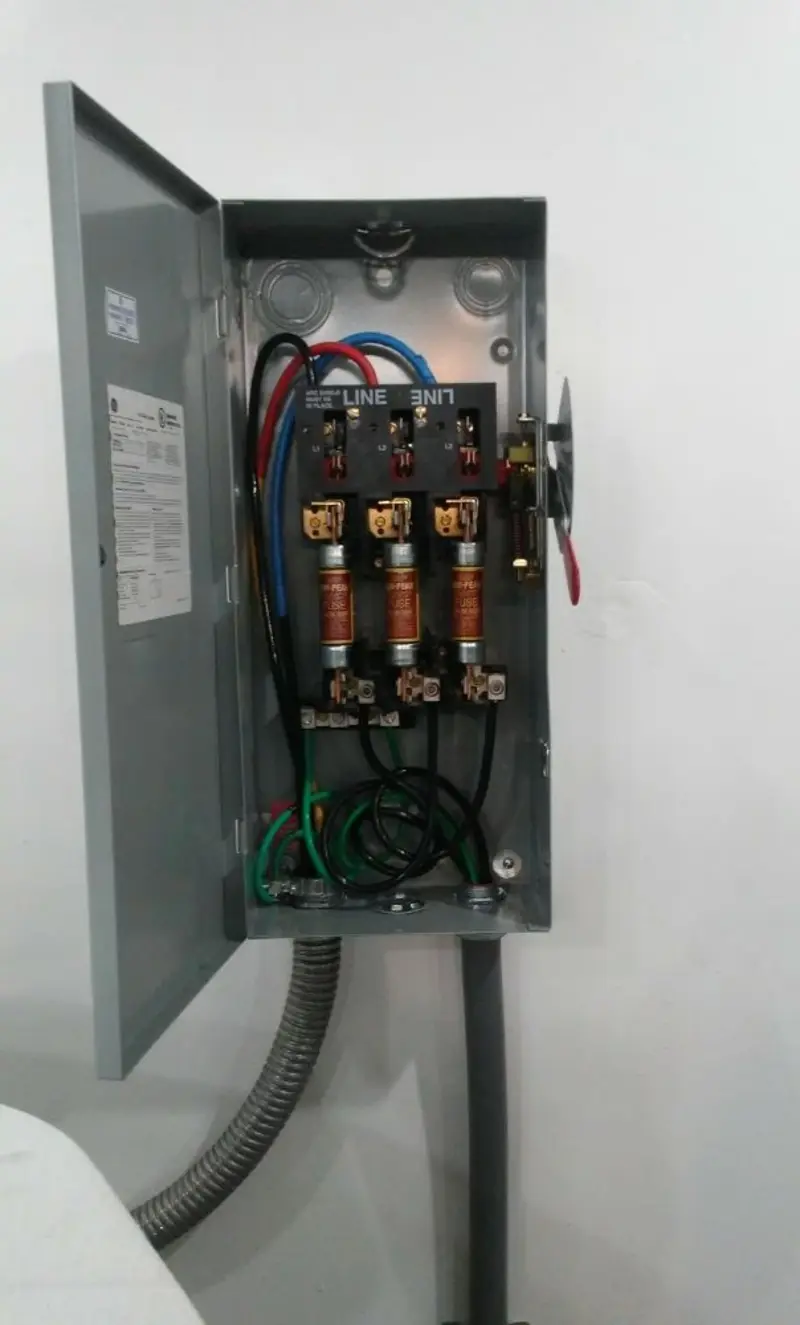 Three-phase disconnect switch installed for Electrical Wiring & Rewiring in Clifton Forge
